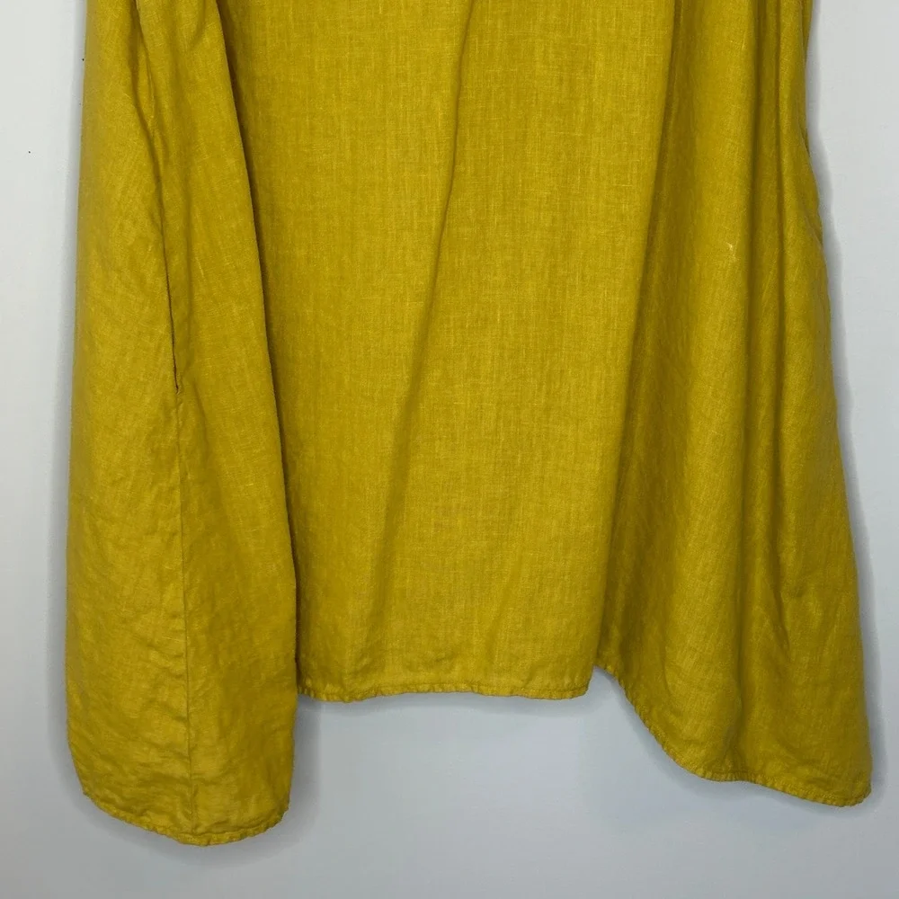 Stella Carakasi Natural Lux‎ Linen Summerfield Cactus Tunic Top XXL Pockets - Picture 7 of 13